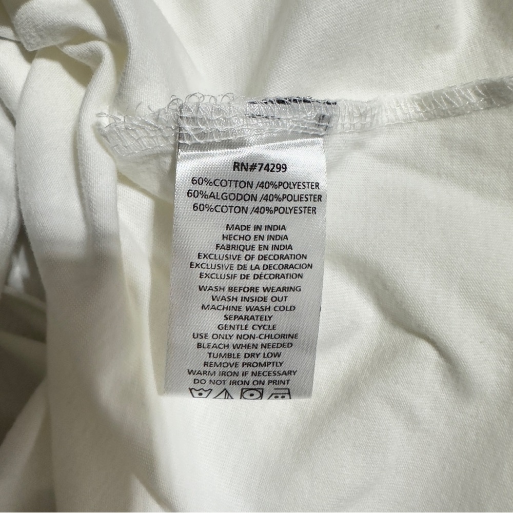 DKNY Girls White Long Sleeve Graphic T-Shirt, Size S(7), Scooter Cat Print Shirt - Picture 4 of 6